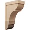 Ekena Millwork 12"W x 24"D x 36"H Classic Bryant Rough Cedar Woodgrain TimberThane Corbel, Primed Tan CORUR12X24X36BRYRCPR - alternate 1